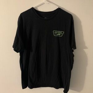 Vans Men’s Short Sleeve Tee Shirt XL EXTRA LARGE Green Black Logo Cotton